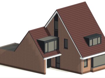 architect tekenbureau dakkapel hoogmade bouwtekening 3D visualisatie voor