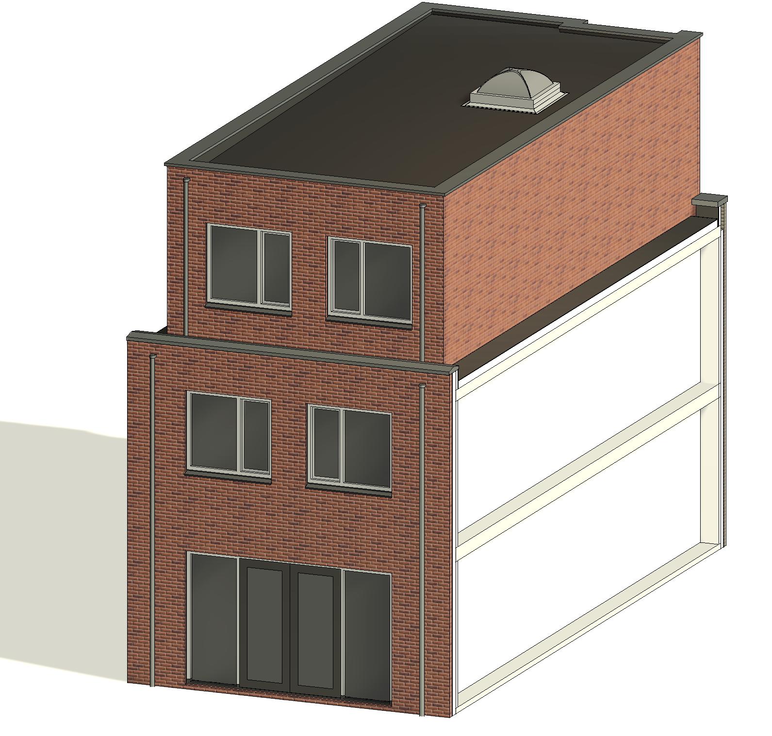 architect tekenbureau dakopbouw alphen aan den rijn bouwtekening 3D visualisatie achter